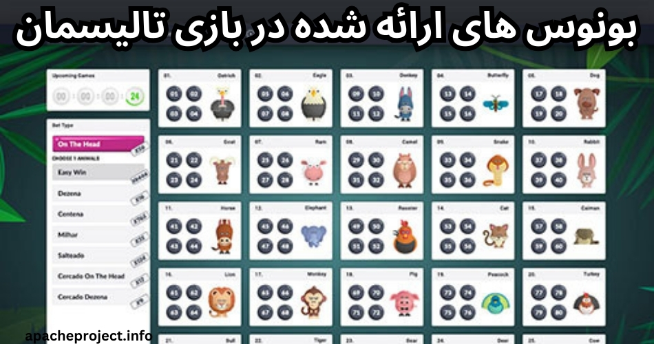 بونوس های ارائه شده در بازی تالیسمان