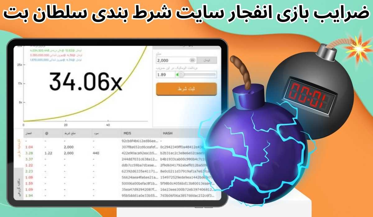 ضرایب بازی انفجار سایت شرط بندی سلطان بت