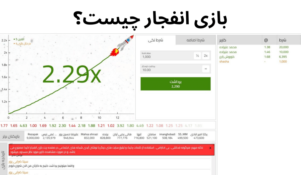 بازی انفجار چیست