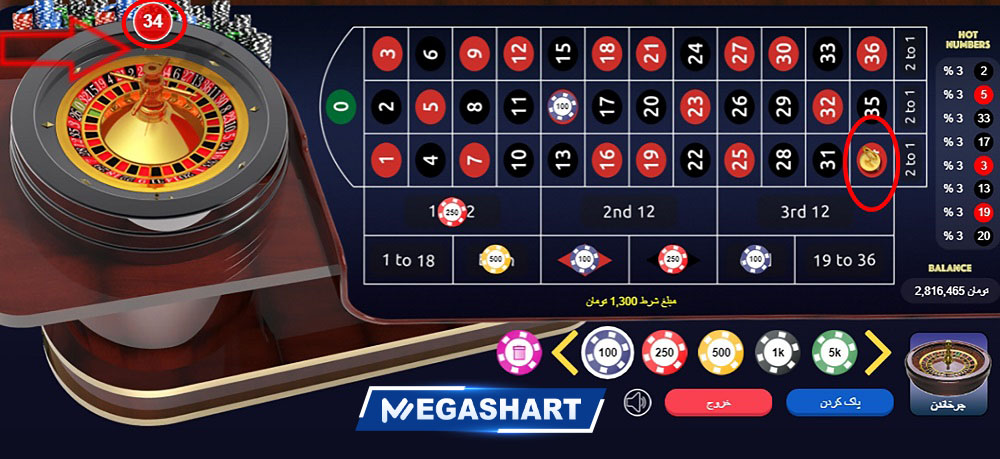 بازی رولت در جت بت JetBet