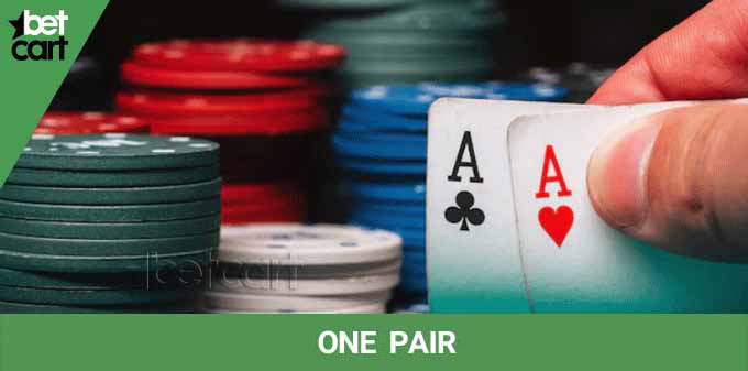 امتیازات پوکر یک جفت از یک کارت
