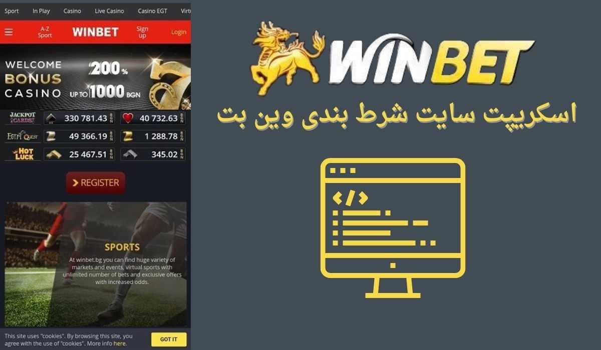 نگاهی به اسکریپت سایت شرط بندی وین بت