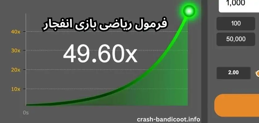 فرمول ریاضی بازی انفجار