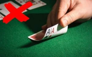 نباید ها در پوکر شرطی