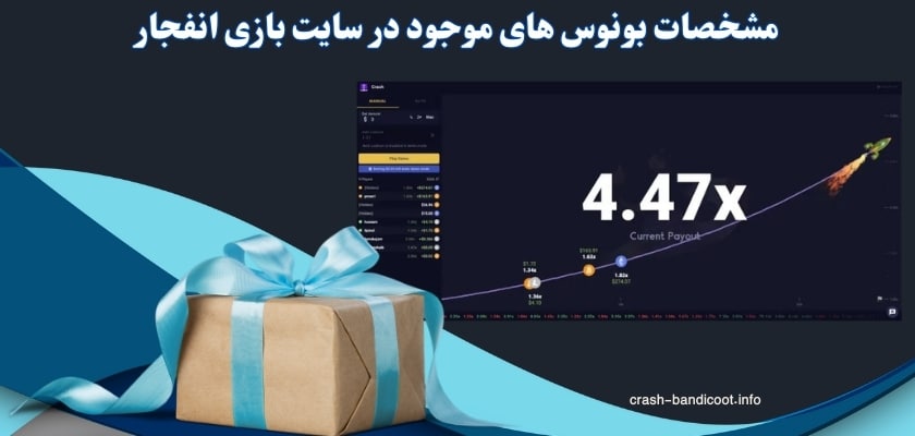 مشخصات بونوس های موجود در سایت بازی انفجار