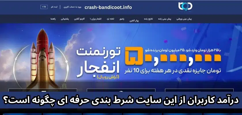 درآمد کاربران از این سایت شرط بندی حرفه ای چگونه است؟