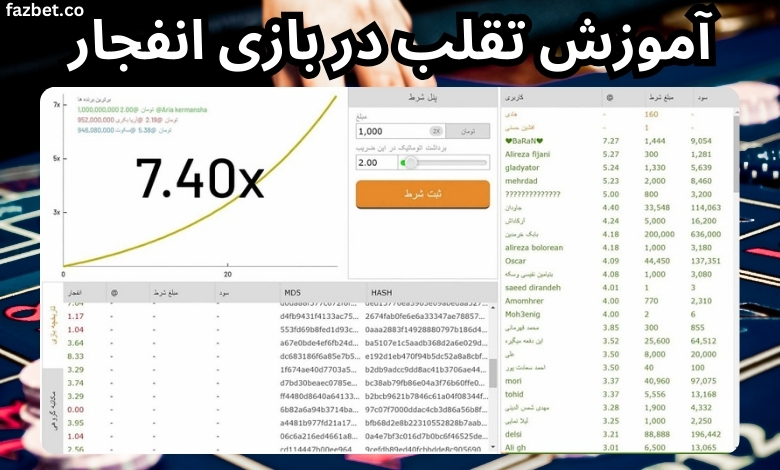 آموزش تقلب در بازی انفجار