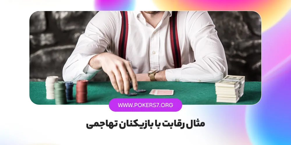 مثال رقابت با بازیکنان تهاجمی