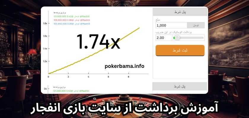 آموزش برداشت از سایت بازی انفجار