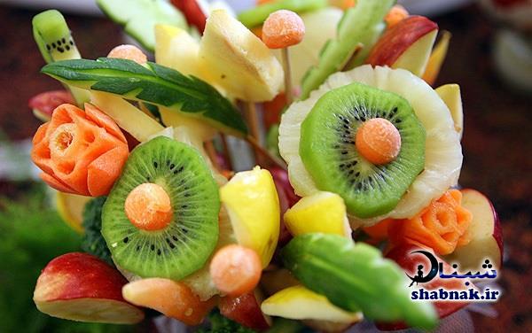 مدل های سفره شب یلدا,میوه آرایی شب یلدا