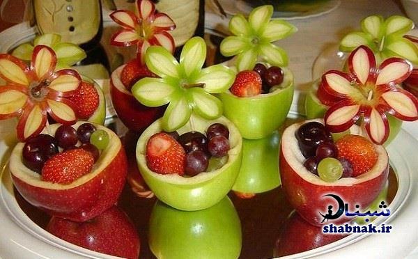 مدل های سفره شب یلدا,میوه آرایی شب یلدا