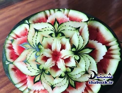 مدل های سفره شب یلدا,میوه آرایی شب یلدا