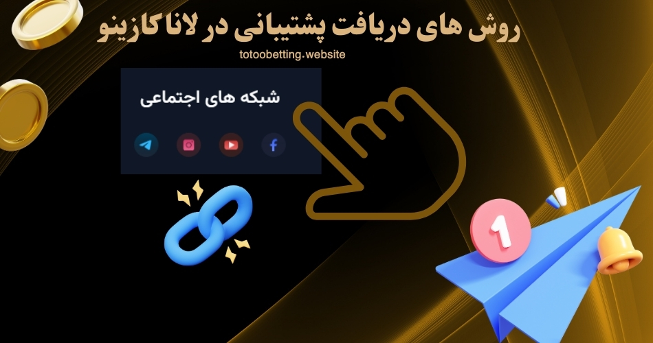 روش های دریافت پشتیبانی در لانا کازینو