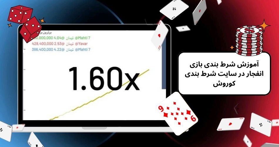 آموزش شرط بندی بازی انفجار در سایت شرط بندی کوروش