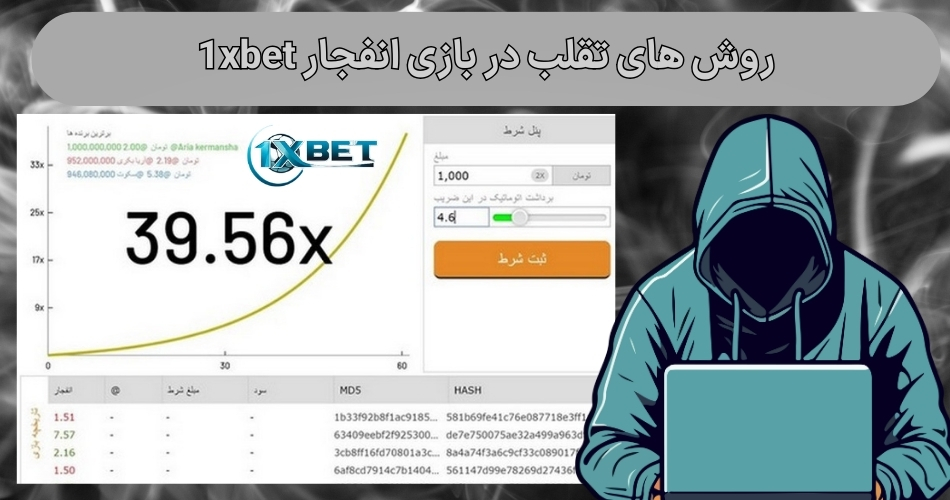 روش های تقلب در بازی انفجار 1xbet